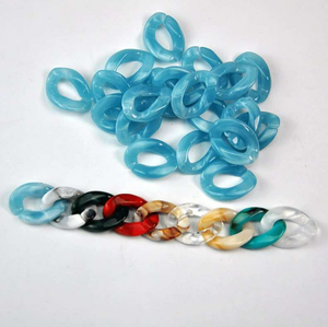 Custom Color Transparent Epoxy Resin Chain Links Handcrafted Art Deco Vertical for Birthday Wall Hanging Decorations Home - Product Image 3