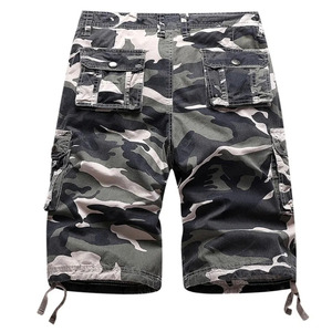 2026 Factory Direct Sale <b>Men</b> Elastic Waist <b>Short</b> Pants Quality Cotton Cargo Casual <b>Shorts</b> Cheap <b>Camo</b> Cargo <b>Shorts</b> - Product Image 2