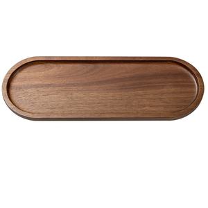 Plateau de service en bois naturel fait main au design moderne, idéal pour le Ramadan et les mariages - Offre spéciale - Product Image 2