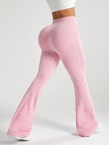 Leggings de yoga sans couture de haute qualité pour femmes, taille élastique, poches, anti-transpiration, 220g Nylon Spandex, vêtements de sport fitness, gym - Product Image 2