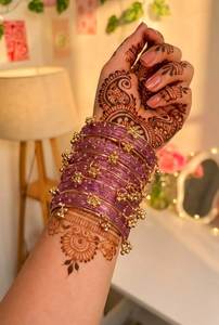 High Quality Glass <b>Bangles</b> Shining Jhumki Ghungroo Waterproof Durable Wedding Party Wear Premium Wholesale Price - Product Image 2