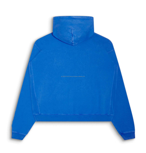 Vêtements de sport d'hiver en gros, vêtements de sport et de jogging pour hommes, ensemble de survêtement en molleton délavé à l'acide, logo personnalisé - Product Image 3