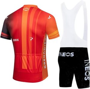 Men's Cycling Clothes Short Sleeve Polyester Full Zip <b>Road</b> Bicycle Clothing Wholesale Sports Bicycle Shirts For Men - Product Image 2