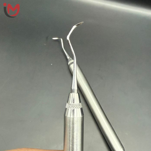Raspador Dental Manual de Metal, Herramienta de Limpieza Dental de Acero, Instrumento Quirúrgico Plateado Pulido - Product Image 4