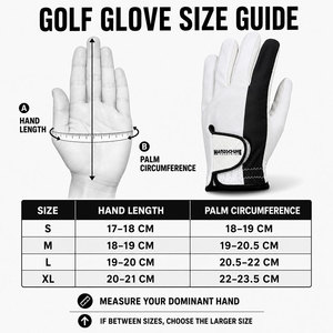 Nouvel article tendance : Gants de golf unisexes sur mesure, respirants, antidérapants, en cuir, à doigts complets, pour le sport - Product Image 6