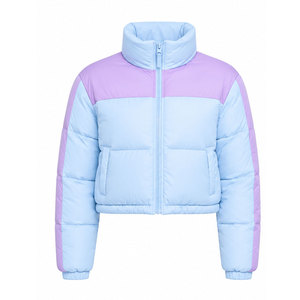 Trendy Women <b>Cropped</b> <b>Puffer</b> <b>Jacket</b> Featuring Lightweight Soft Material For Winter Outfits Travel And Outdoor Adventures - Product Image 1