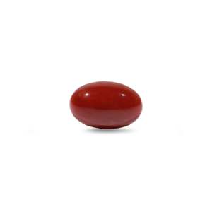 Loose Certified Natural Japanese Red Coral Gemstone-5.1 Carat Wholesale Quality - Product Image 1