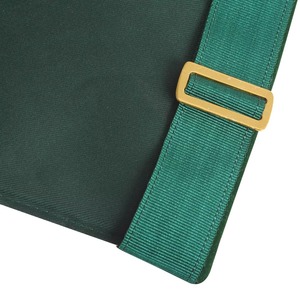 Delantal Masónico para Miembros de Grados de la Francmasonería, Borde de Terciopelo Verde con Trenza Metálica y Bordado a Mano, Delantales de Regalia Masónica de Prestigio - Product Image 5