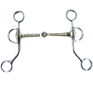บิตม้าสแตนเลสแบบวงแหวนหลวม ขนาด 12.5 ซม. ปากสีเขียว - Product Image 6