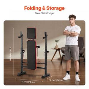 Panca Regolabile per Addominali da 600 libbre per Allenamento di Forza e Uso Domestico - Product Image 3