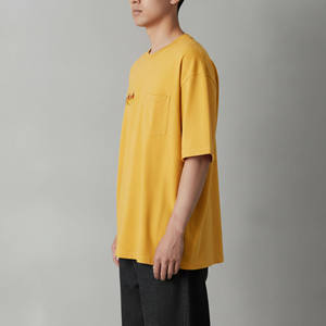 เสื้อยืดผู้ชายคอตตอน 100% ทรงหลวม ไซส์ใหญ่พิเศษ สั่งทำได้  ผ้า 220gsm สไตล์ฮิปฮอป เป็นมิตรกับสิ่งแวดล้อม - Product Image 2
