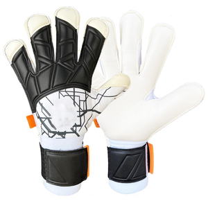 ถุงมือผู้รักษาประตูหนังแท้แบบเต็มนิ้ว สายรัดข้อมือปรับได้ หนา 4 มม. ระบายอากาศได้ดี ปรับขนาดได้ ราคาสมเหตุสมผล - Product Image 4