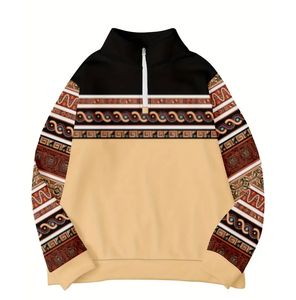 Sudadera Premium para Hombre con Cierre de Cremallera, Estilo Casual, Manga Larga, Cálida para Invierno, Tejido de Rizo Ecológico, Ropa Urbana - Product Image 3