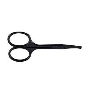 Ciseaux de toilettage professionnels de haute qualité en acier inoxydable pour soins personnels, coupe précise des poils du visage, des oreilles, du nez et des sourcils - Product Image 3
