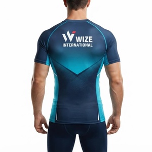 Débardeur de sport respirant et compressif pour hommes, anti-transpiration, tricoté en satin, protection UPF50+ - Product Image 2