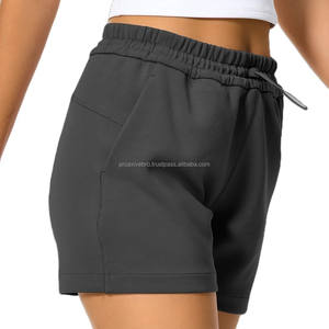 Vente chaude Shorts de plage d'été pour femmes 100% coton éponge meilleure qualité respirant multi-conception haute grande taille tailles personnalisées Logo - Product Image 5