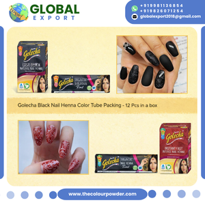 ราคาโรงงาน โกเลชา เฮนน่าสำหรับทาเล็บ แบบหลอด ใช้ง่าย สูตรสมุนไพร หลากสี เฮนน่าทาเล็บ ขนาด 10-12 กรัม ชุด 12 หลอด สำหรับตกแต่งเล็บและร่างกาย - Product Image 3