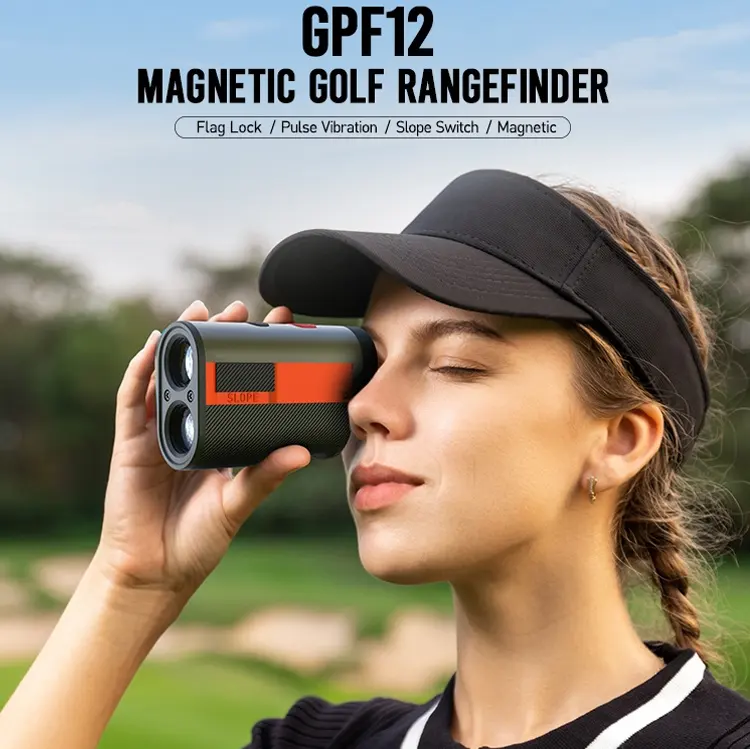 Lango gpf12 Nhanh Pin-Tìm kiếm cờ khóa rung Laser golf rangefinder