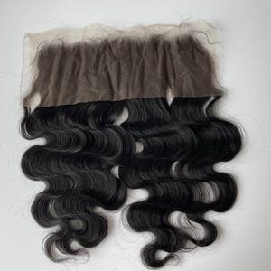 Vente en gros de cheveux vietnamiens vierges à 100%, fermeture de cheveux de qualité Remy, style vague corporelle, aspect vague naturelle, toutes les couleurs disponibles - Product Image 5