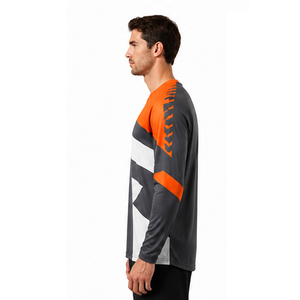 Jersey de Motocross Transpirable con Diseño Sublimado a Precio Razonable, Ropa Deportiva de Poliéster para Carreras de Motocross - Product Image 5
