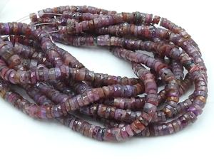 Cuentas de Rubí Facetadas en Forma de Botón/Monedero de 16 Pulgadas, Aprox. 4-7MM, para Joyería, Suministros para Mayoristas, Piedra Natural - Product Image 3