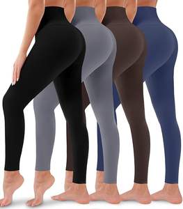Leggings de Yoga de Secado Rápido Color Granate con Costuras para Mujer, 100% Poliéster, Cintura Alta, Logotipo Personalizado, Antibacterianos, Transpirables, Tela de 180g - Product Image 5
