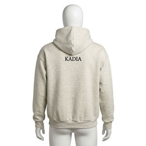 Vente en gros de sweats à capuche en molleton de coton personnalisés de haute qualité avec impression personnalisée, tissu respirant, sweat à capuche pour l'automne/le printemps avec poche - Product Image 4