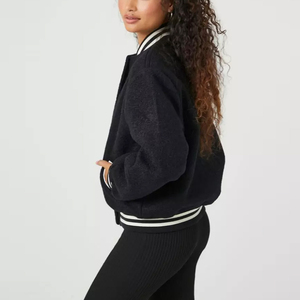 Trending Best Women Varsity Jacket Hot Selling Anti Wrinkle Breathable Top Trending Women Varsity Jacket with Light Weight - Product Image 2