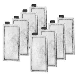8 Cartucce di Ricambio in Cotone per Filtro Acquario, Adatte per Pesci Rossi, per Acquario in Vetro da 5 Galloni, Accessorio per Acquari Multispecie - Product Image 1
