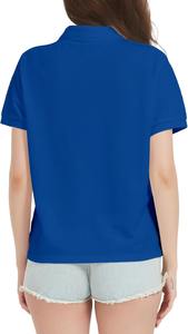 Camiseta Polo de Secado Rápido para Mujer, 100% Algodón, Corte Ajustado, Informal, para Golf, Ligera, Cuello Camisero, Verano, Venta al Por Mayor OEM - Product Image 2