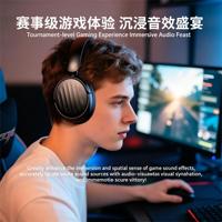 Headphone Nirkabel Over-Ear 2026 Terbaru dengan Koneksi Multipoint, Headset Dual Mode Berkabel dan Nirkabel