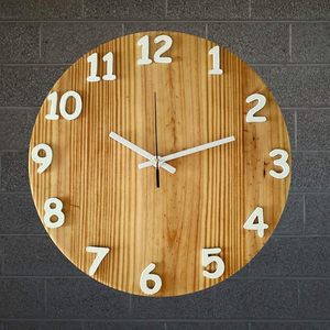 Elegante Reloj de Madera, Reloj de Pared Hecho a Mano, Económico, para Sala de Estar, Dormitorio, Oficina y Decoración de Interiores - Product Image 4