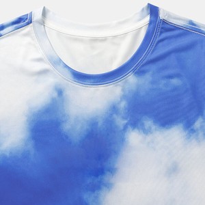 เสื้อยืดลำลองสีพื้นผ้าฝ้ายทอ 100% ระบายอากาศได้ดี พิมพ์ลายสกรีน  ขนาดใหญ่พิเศษ ตัดเย็บตามสั่งสำหรับผู้ชาย - Product Image 3