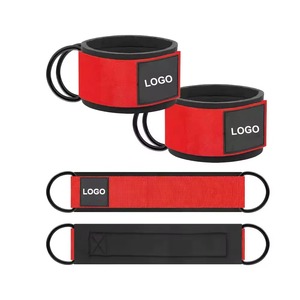 Heavy Duty Ankle Straps Leg Pulley Attachment Gym Fitness Glute <b>Builder</b> Kickback Exercise Cuffs Resistance Bands Equipment Item - Product Image 3