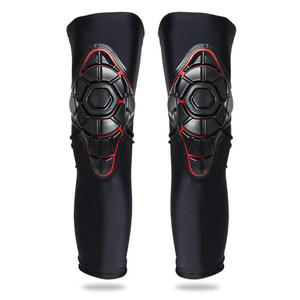 Genouillères épaisses en éponge blanche élastique personnalisées, anti-collision, pour le soutien des genoux lors de sports comme le volley-ball, le basketball et la danse, pour une sécurité accrue. - Product Image 2
