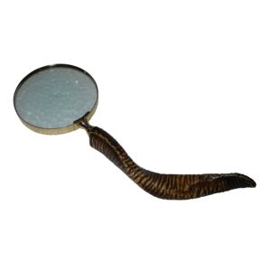 Loupe en métal Bronze antique 2024 nouveau Design bonne qualité artisanat indien en gros verre pour les yeux avec look Vintage - Product Image 1