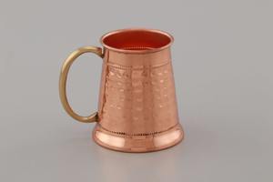Chope à bière artisanale en cuivre pur, écologique, grande capacité, style américain, design et poignée personnalisables - Product Image 4