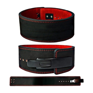 Custom Leather Weightlifting Belt for Men Gym Workout Powerlifting Exercise <b>Back</b> <b>Support</b> Fitness Gear - Product Image 3