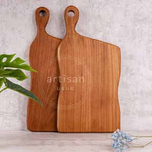 Planches à découper en teck artisanal, couleur brun doré naturel, décoration pour la maison |   Vente en gros personnalisée OEM - Product Image 2