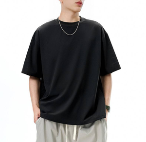 T-Shirts Wholesale Blank Plain t Shirt Custom Silk Screen Print Digital logo Brand <b>Polyester</b> Cotton <b>Tshirt</b> Plus - Product Image 1