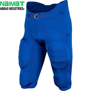 Integrated American Football Pants with Built In <b>Pads</b> Men Youth Professional Padded Training Match Team Uniform - Product Image 2