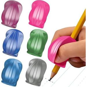 Impugnatura Ergonomica Colorata Metallizzata per Matite, Adatta per Destrimani e Mancinili, Ausilio per la Scrittura Comodo per Tutti i Tipi di Scrittura - Product Image 1