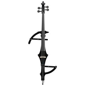 Violoncello Elettrico Professionale 4/4 con Custodia, Arco, Resina e Cavo per Auricolari, Materiale Fondo/Fasce in Compensato/Acero - Product Image 1