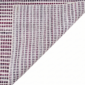 Tapis géométrique en laine tufté à la main, noir graphite ivoire, à micro-grilles, antidérapant, écologique, pour salon, chambre, hôtel - Product Image 6