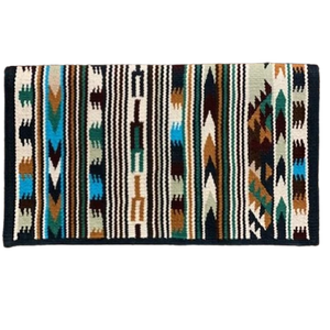 Couverture de selle western en laine, tapis de selle pour cheval, fourniture en gros personnalisée, fabricant exportateur pour l'équitation de rodéo - Product Image 1