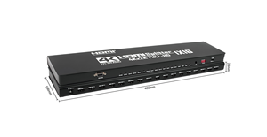 Divisor de Video HDMI SYONG 4K60 de 16 Puertos, 1 Entrada y 16 Salidas, Compatible con HDMI V2.0, Resolución 3840*2160, Multipuerto, HDCP, <span class=keywords><strong>HDR</strong></span>, Plug and Play - Product Image 1