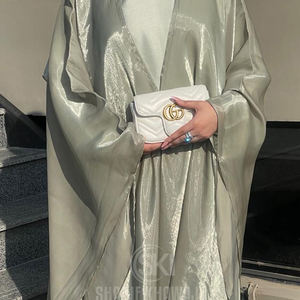 Abaya Larga Informal Islámica con Logotipo Personalizado para Mujer, Ligera, Transpirable, de Alta Calidad, Moderna, al por Mayor - Product Image 5