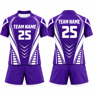 Conjunto de Uniforme de Fútbol Americano 7v7 Sublimado Personalizado con Impresión Frontal para Adultos, Nombre del Equipo Personalizado, Transpirable, 100% Poliéster para Hombre - Product Image 6