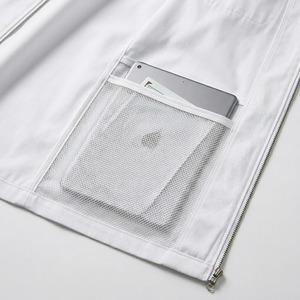Bata de laboratorio de tela de sarga de longitud completa para hombre, uniforme de hospital con detección de agujas, poliéster y algodón, ajuste regular médico - Product Image 6