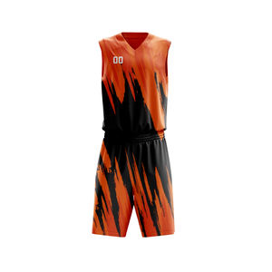 Uniforme de basket-ball personnalisé léger, dernier modèle de maillot de basket-ball, uniforme de basket-ball uni confortable en vente - Product Image 3